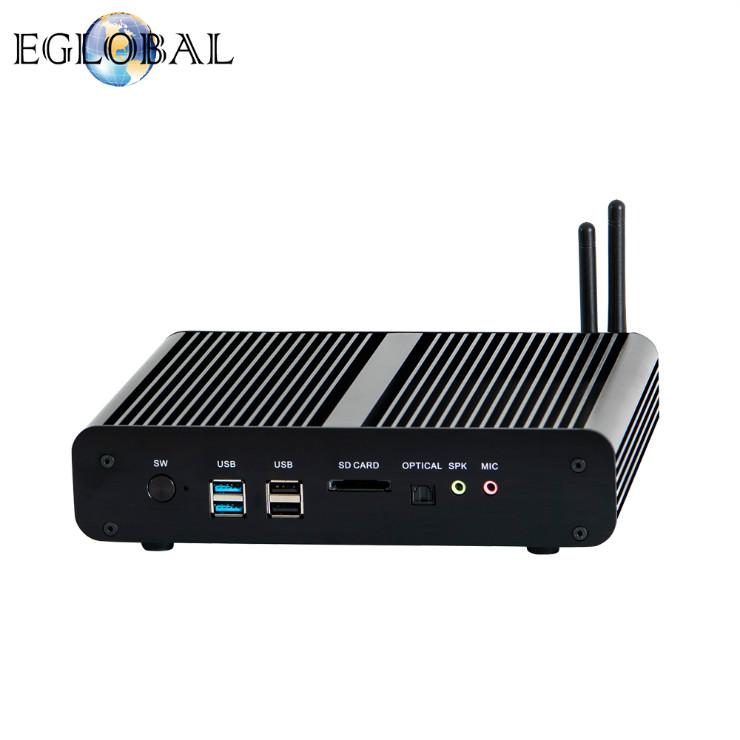 EGLOBAL New Arrival Dual Ethernet NIC Mini gaming computer intel core i7 7560U cheap mini pc