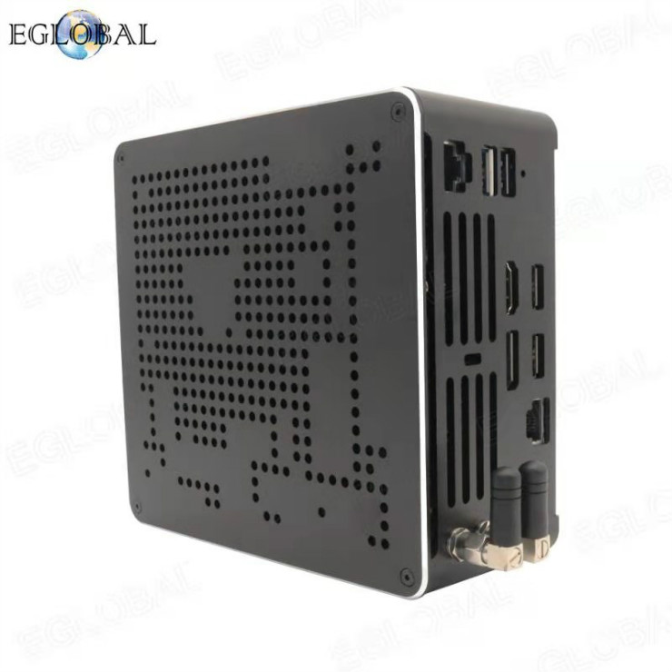 Eglobal Gaming PC Onboard Intel Core i7 8750H 2.2GHz Max  4.1GHz dual lan HDMI DP intel Nuc Mini PC