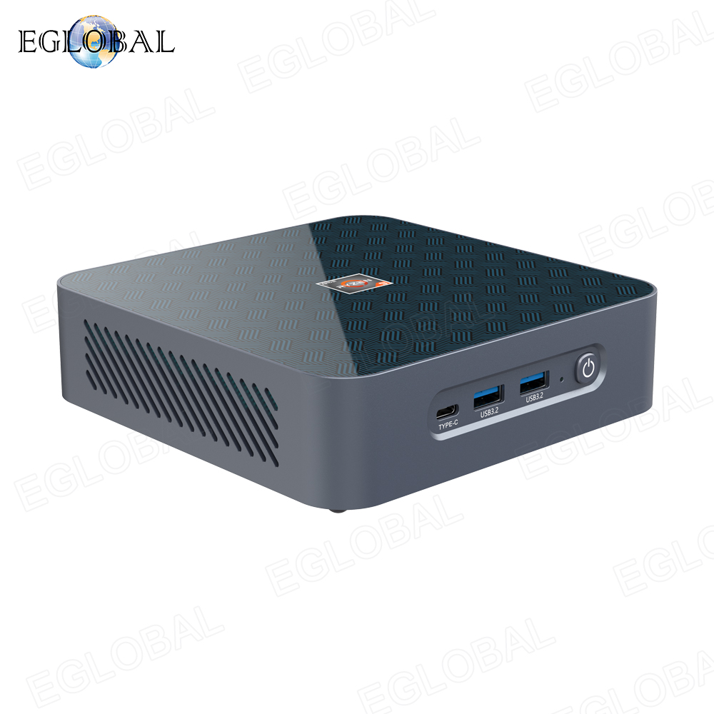 Eglobal New Arrival best mini pc for gaming AMD Ryzen 9 5900HX 16MB cache DP1.4 HDMI 2.0 TPM2.0 NUC