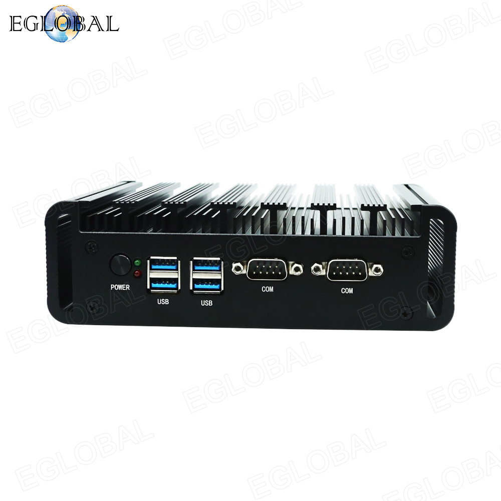 Eglobal Mini PC manufacturer intel core i3 8145U dual lan dual COM HDMI2.0+HDMI1.4+DP 1.2 Computer