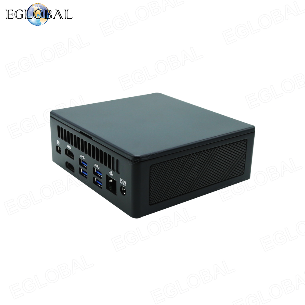 Eglobal TPM2.0 Powerful Computer 11th intel core i5 1135G7 Mini Gamging PC with Fan HDMI2.0 WIN11