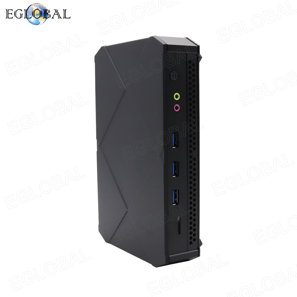 Eglobal Mini PC Cheap intel core i7 8750H 6 cores 12 threads HDMI 1.4 + DP 1.2 + USB TYPE-C MiniNUC