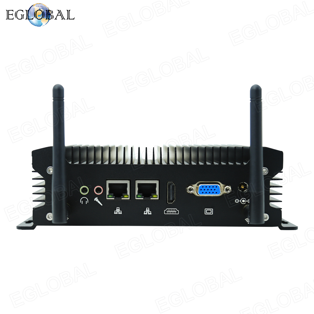 Eglobal New Industrial Mini PC 12th Gen intel Core i3 1215U 8USB 2 COM HDMI VGA fanless Computer RTC
