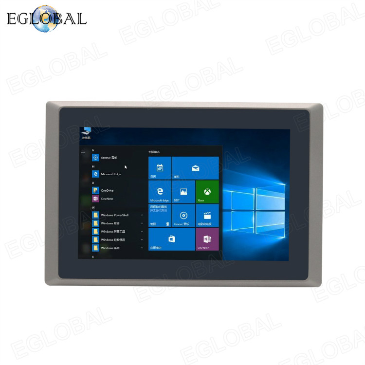 Eglobal New ALL IN ONE industrial PC intel celeron J1900 rich interface 10inch screen computer